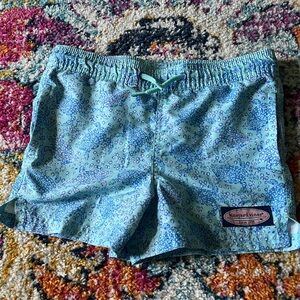 Vineyard Vines Blue Patterned Swim Shorts toddler boy 3T